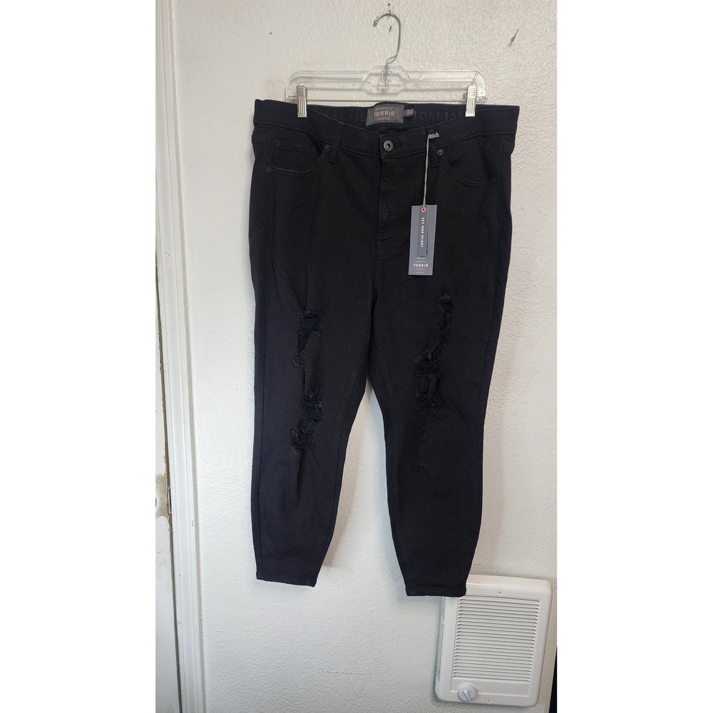 Torrid‎ Sky High Skinny Jeans Womens 20XS Black New With Tags